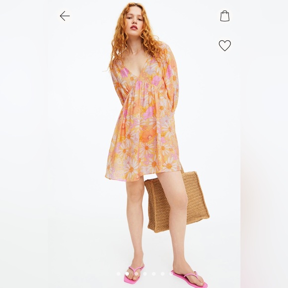 H&M V-neck Beach Dress - Picture 2 of 5